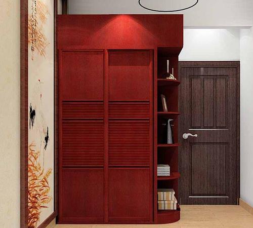 中式红色柜体选什么颜色柜门？中式红色家具全屋定制